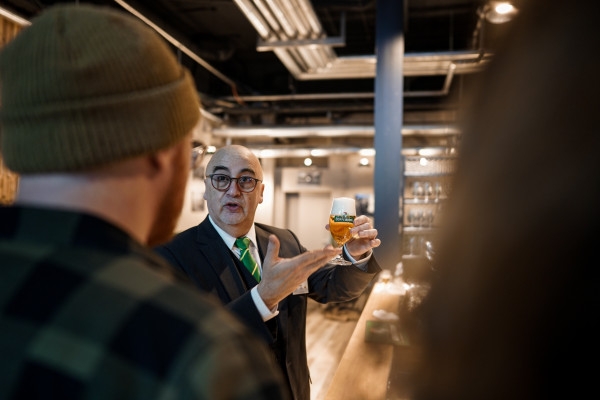 Zapfkurs in der Brasserie Nationale Brauerei - Exploregion