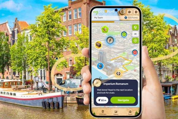 Digitale Schnitzeljagd Amsterdam - Exploregion