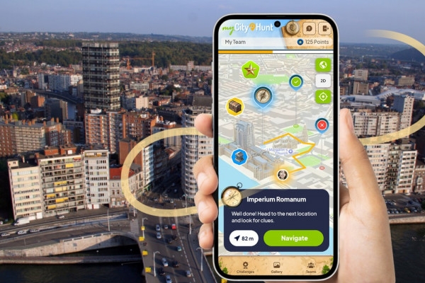 Digitale Schnitzeljagd Lüttich - Exploregion