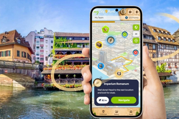 Digitale Schnitzeljagd Straßburg - Exploregion