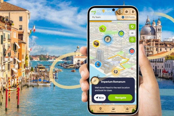 Digitale Schnitzeljagd Venedig - Exploregion