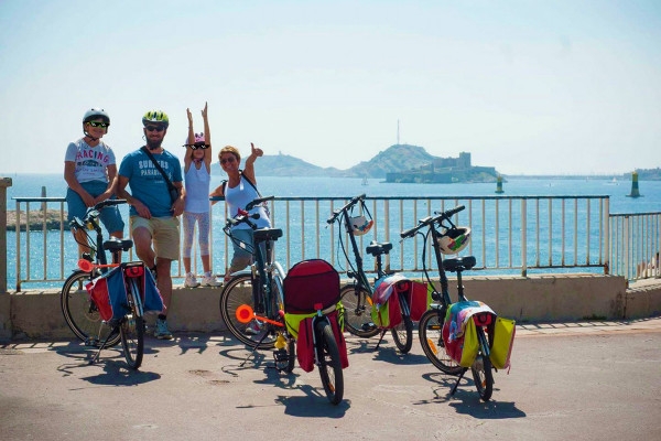 Wesentliches Marseille E-Bike "Pitchoun - Exploregion